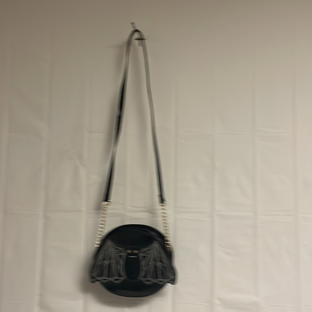 Betsey Johnson Black Bat Crossbody Bag - Picture 2 of 5